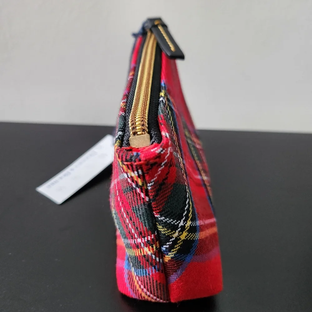 Dooney Red Plaid Zip Case - Picture 6 of 13